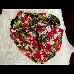 Tropical romper size small